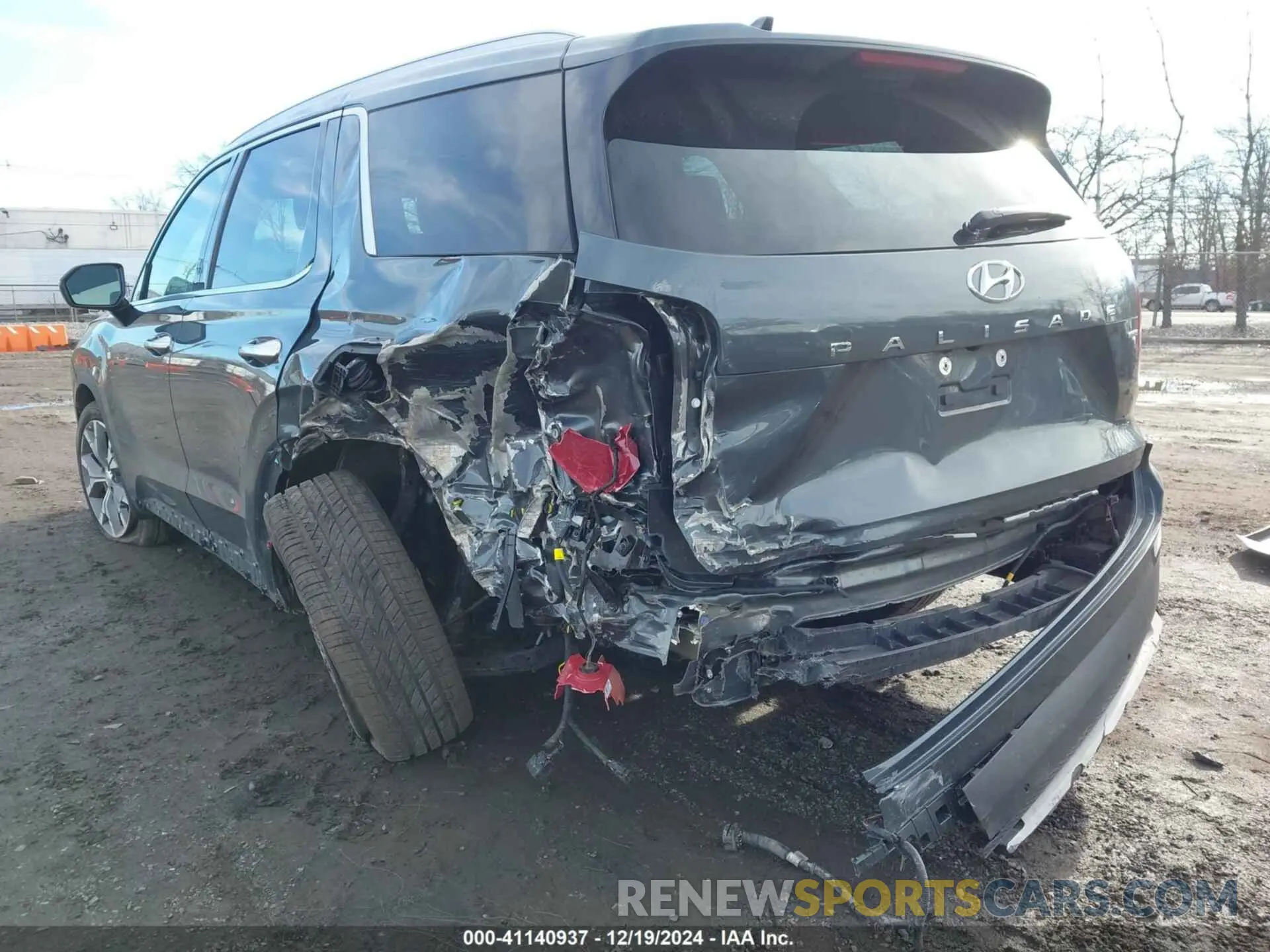 6 Photograph of a damaged car KM8R4DHE7NU481346 HYUNDAI PALISADE 2022