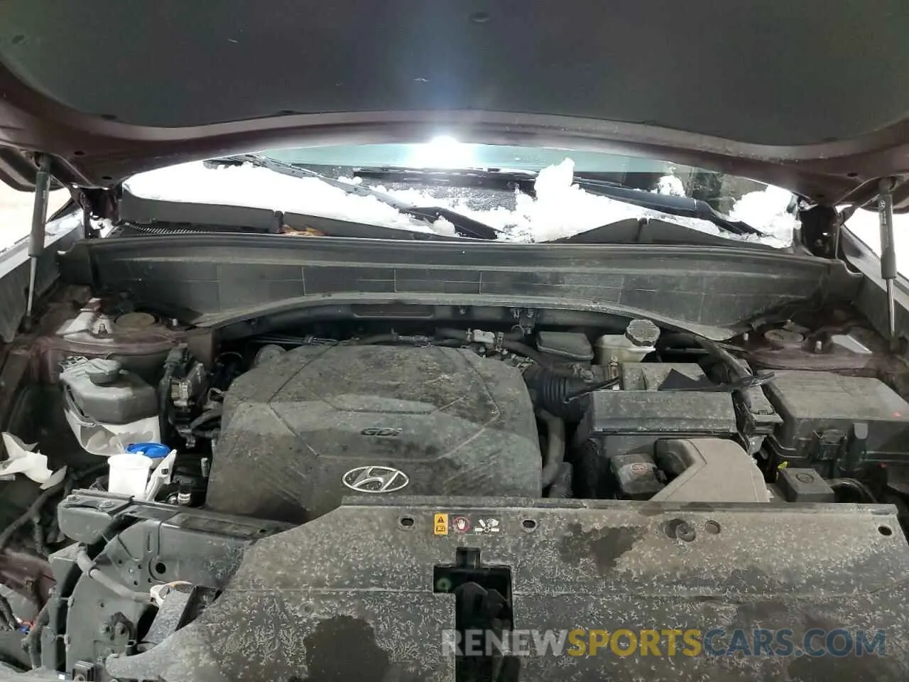 12 Photograph of a damaged car KM8R4DHE8NU436321 HYUNDAI PALISADE 2022