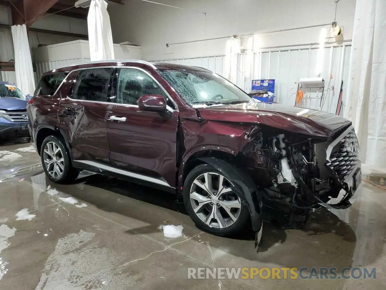 4 Photograph of a damaged car KM8R4DHE8NU436321 HYUNDAI PALISADE 2022