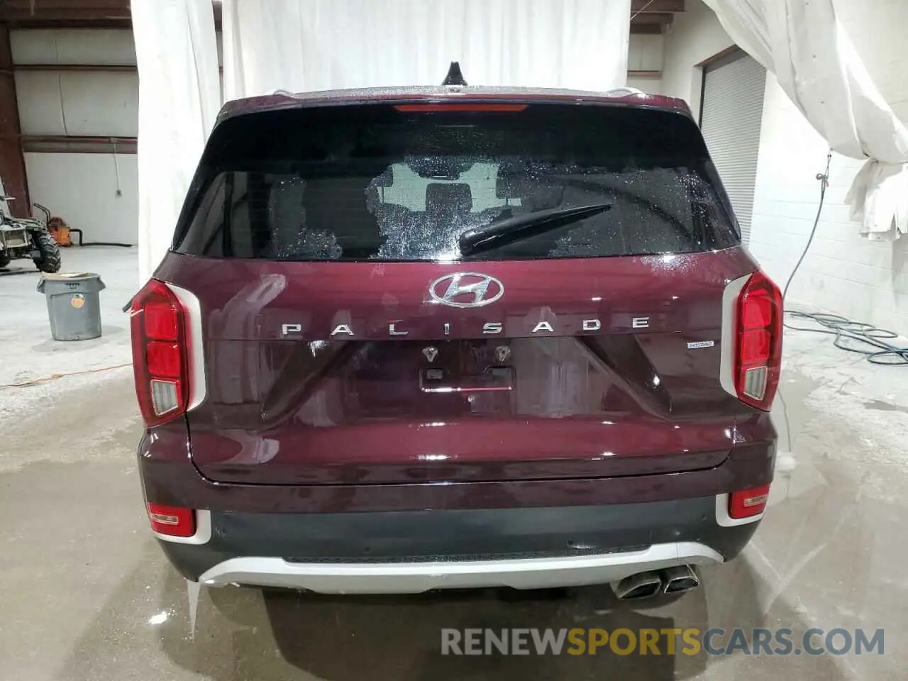 6 Photograph of a damaged car KM8R4DHE8NU436321 HYUNDAI PALISADE 2022