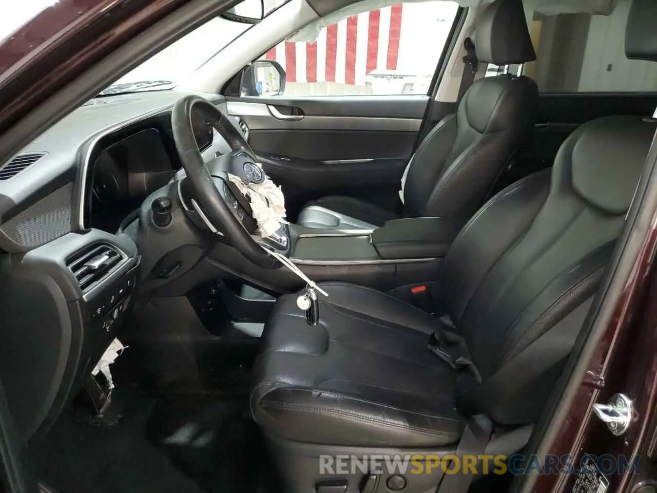 7 Photograph of a damaged car KM8R4DHE8NU436321 HYUNDAI PALISADE 2022