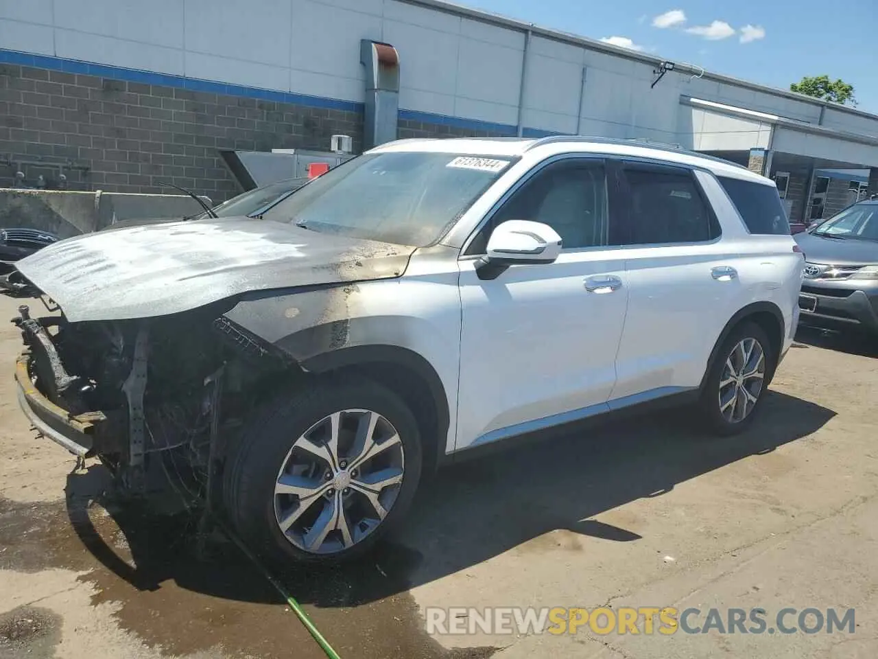 1 Photograph of a damaged car KM8R4DHE9NU344960 HYUNDAI PALISADE 2022