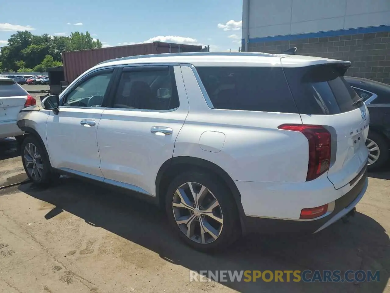 2 Photograph of a damaged car KM8R4DHE9NU344960 HYUNDAI PALISADE 2022