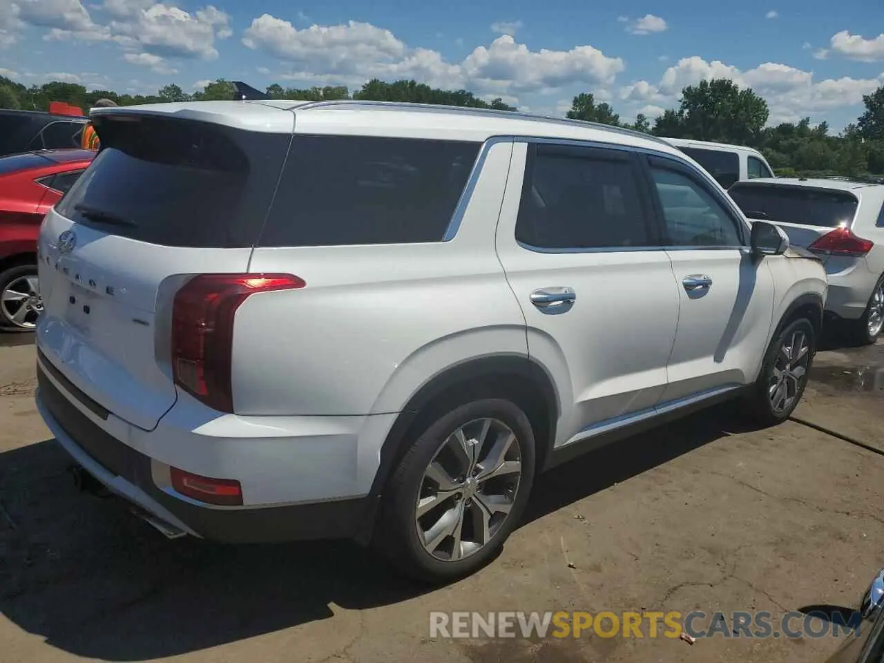 3 Photograph of a damaged car KM8R4DHE9NU344960 HYUNDAI PALISADE 2022
