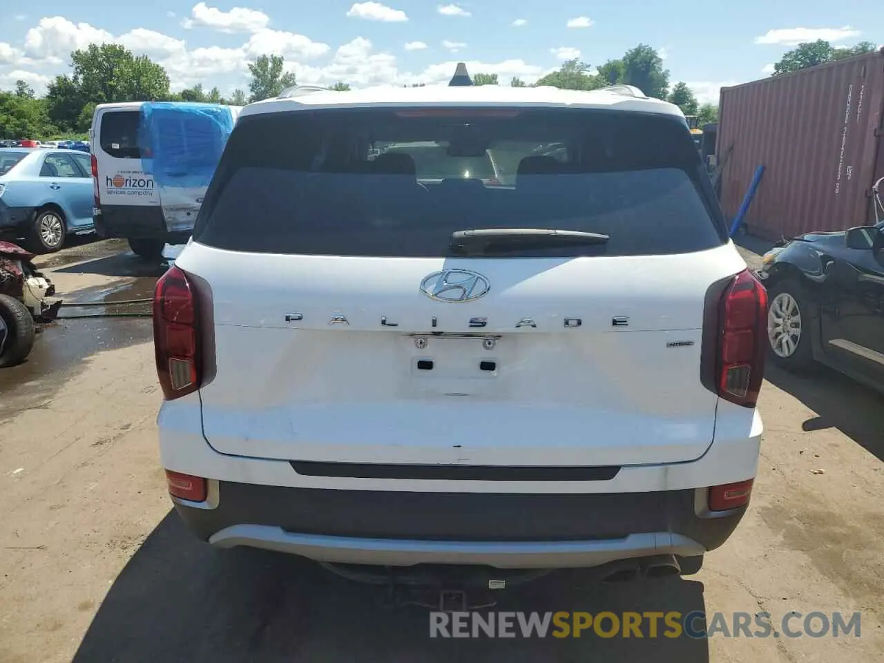 6 Photograph of a damaged car KM8R4DHE9NU344960 HYUNDAI PALISADE 2022