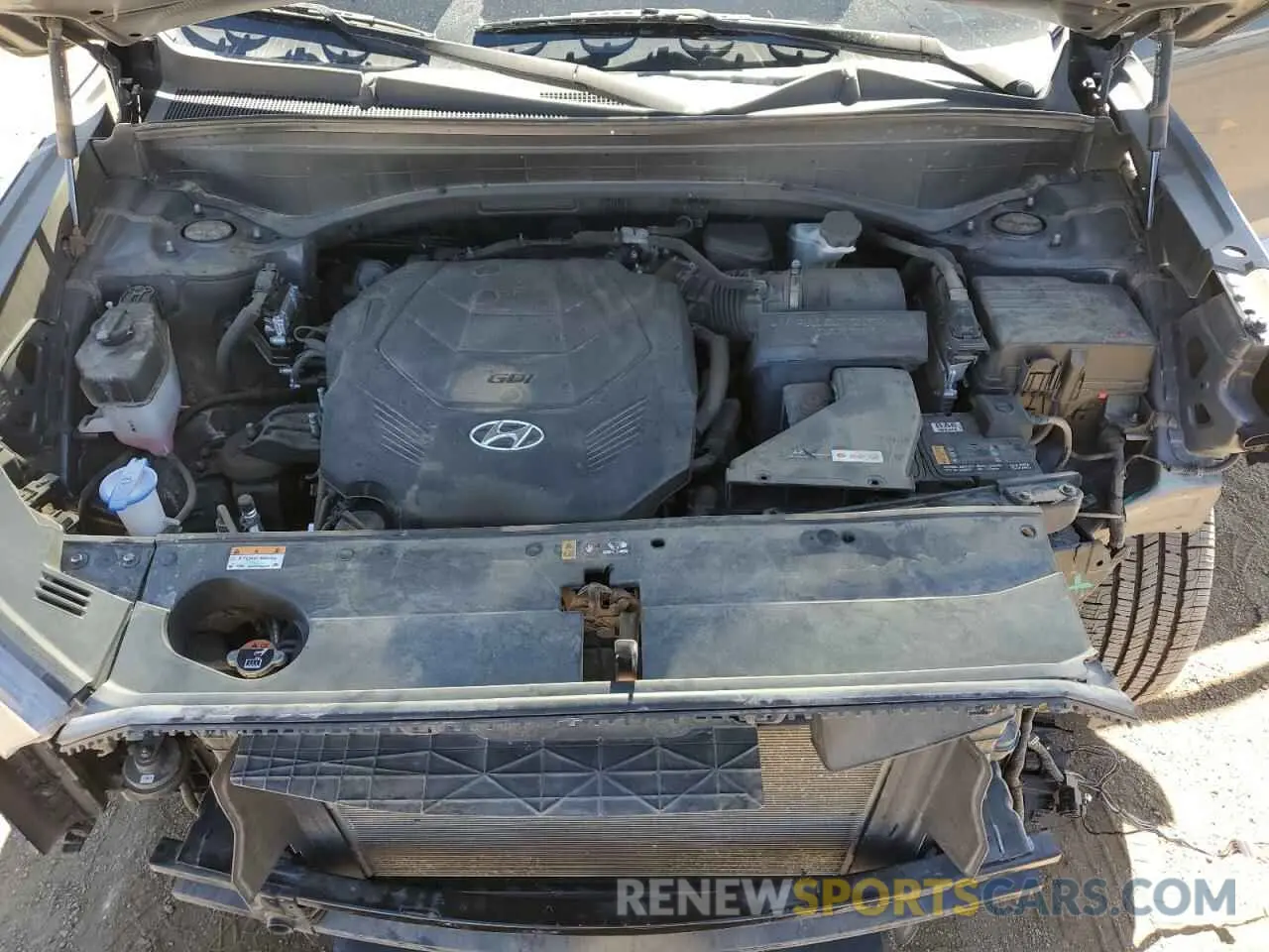 12 Photograph of a damaged car KM8R4DHE9NU415249 HYUNDAI PALISADE 2022