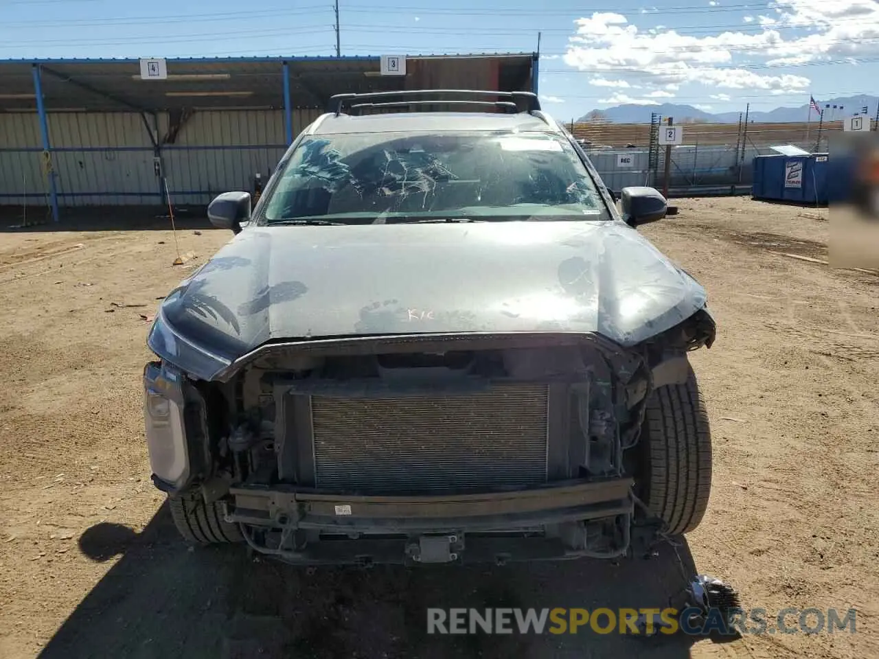 5 Photograph of a damaged car KM8R4DHE9NU415249 HYUNDAI PALISADE 2022