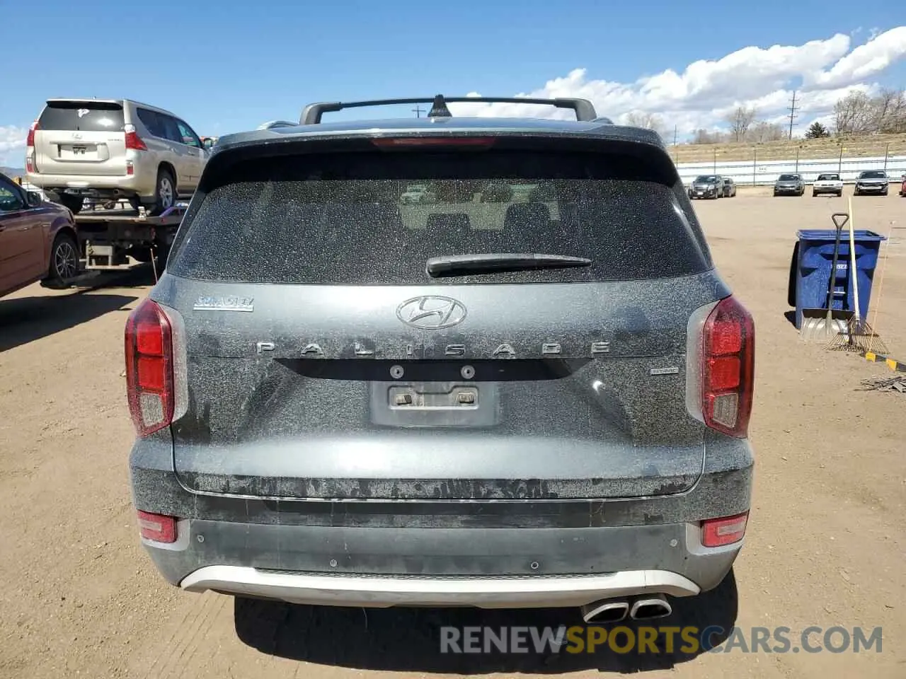 6 Photograph of a damaged car KM8R4DHE9NU415249 HYUNDAI PALISADE 2022