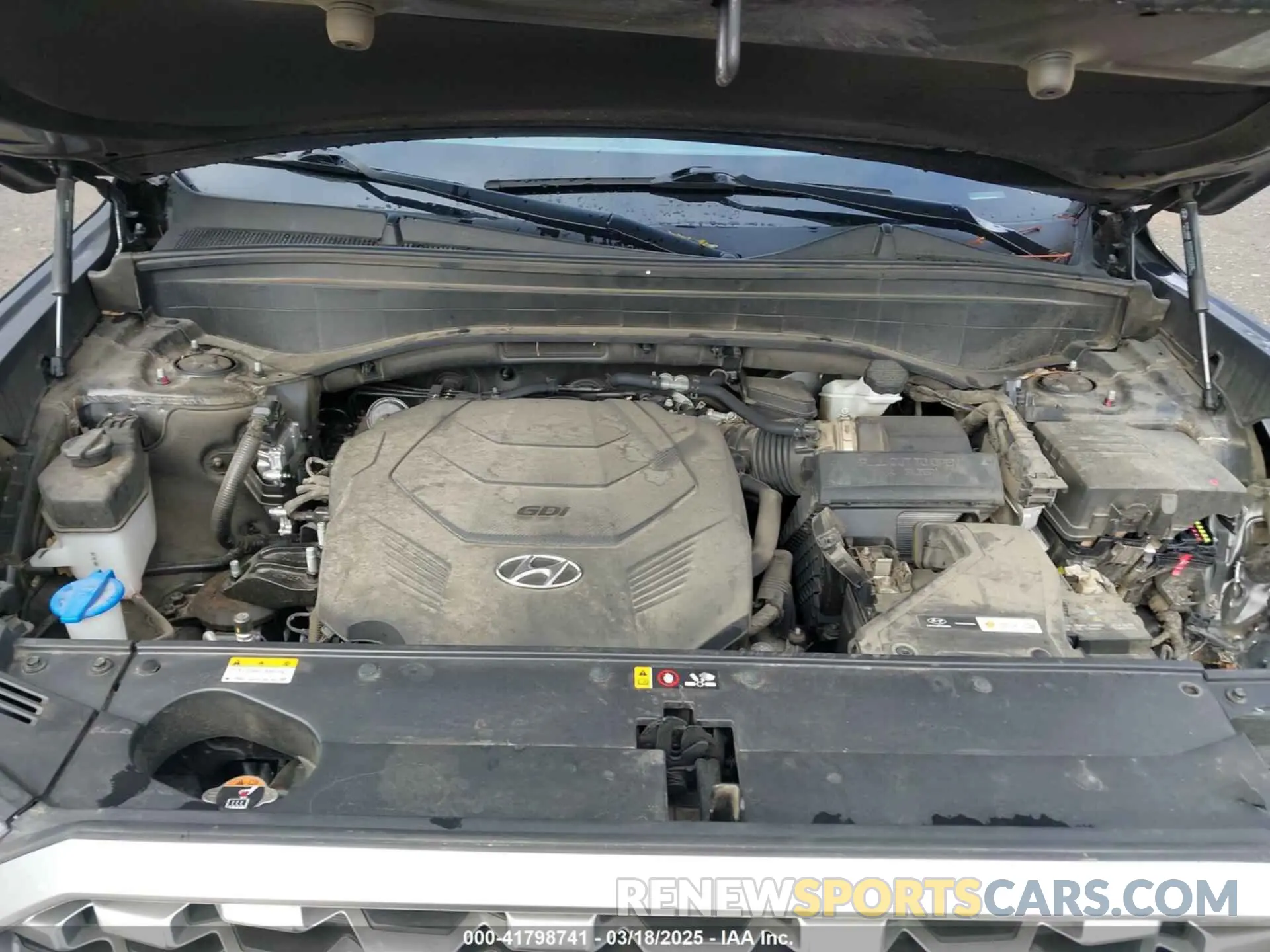 10 Photograph of a damaged car KM8R4DHE9NU478156 HYUNDAI PALISADE 2022
