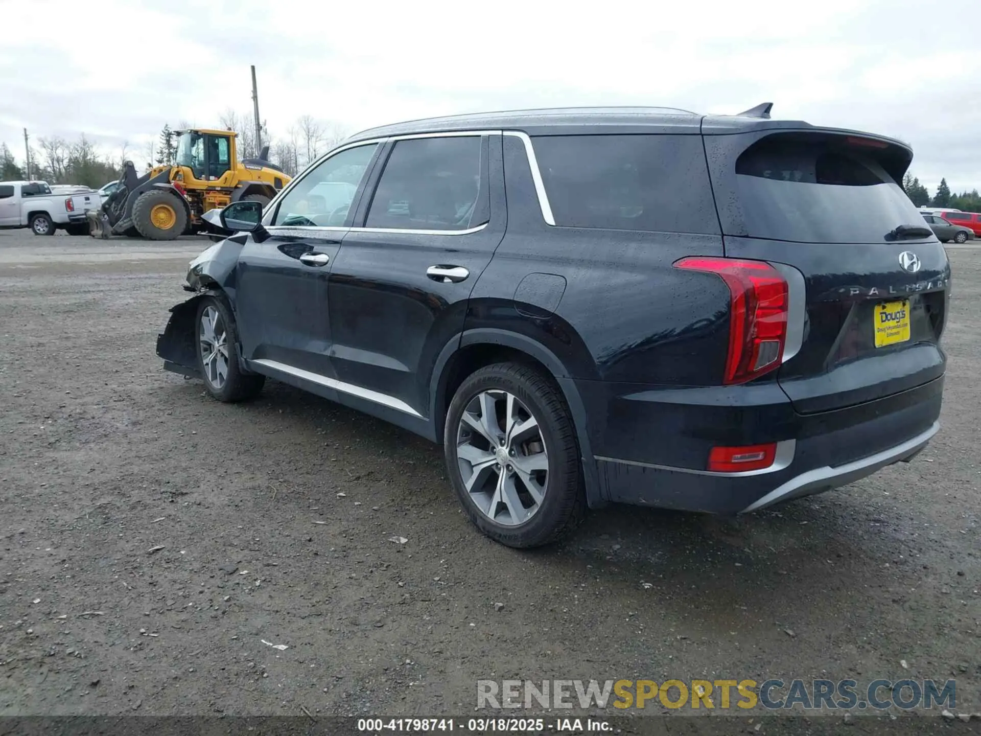 3 Photograph of a damaged car KM8R4DHE9NU478156 HYUNDAI PALISADE 2022