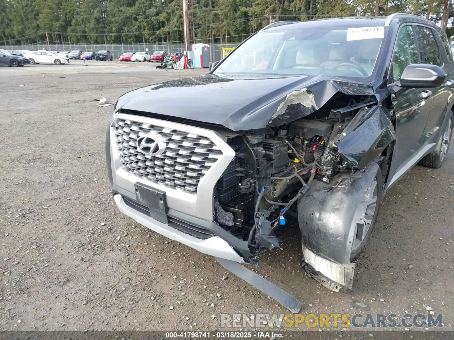 6 Photograph of a damaged car KM8R4DHE9NU478156 HYUNDAI PALISADE 2022