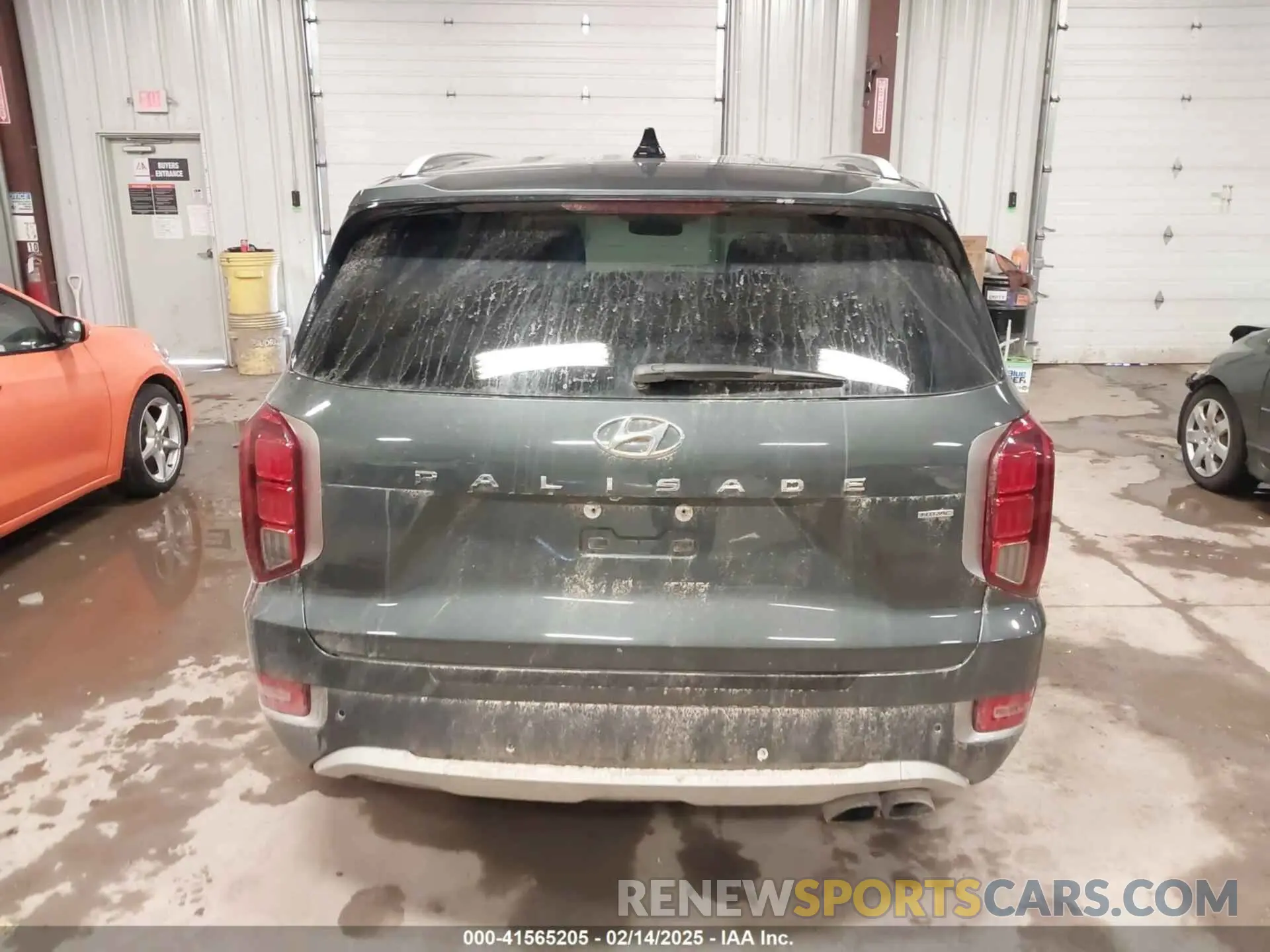 16 Photograph of a damaged car KM8R4DHEXNU395710 HYUNDAI PALISADE 2022