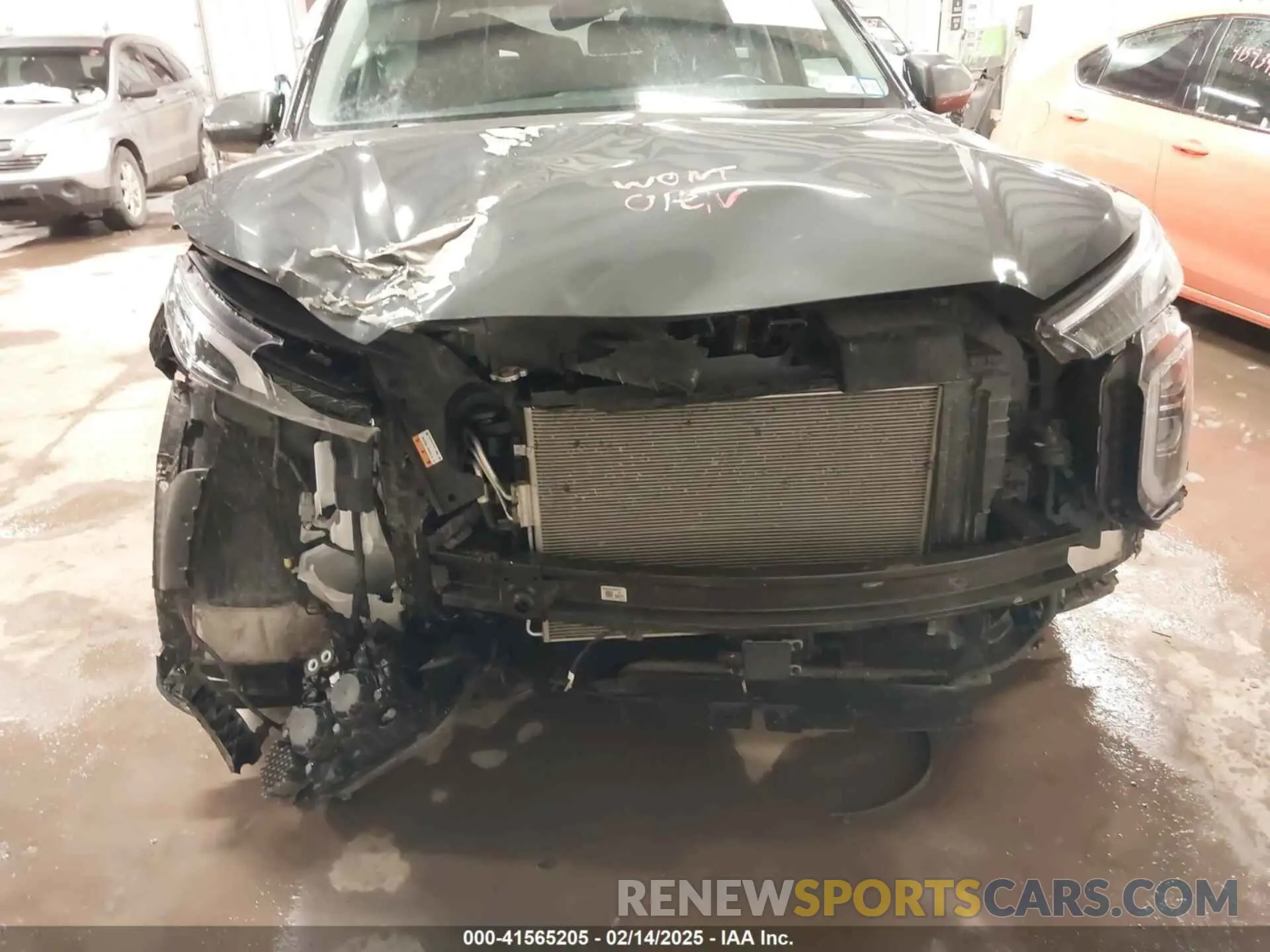 6 Photograph of a damaged car KM8R4DHEXNU395710 HYUNDAI PALISADE 2022