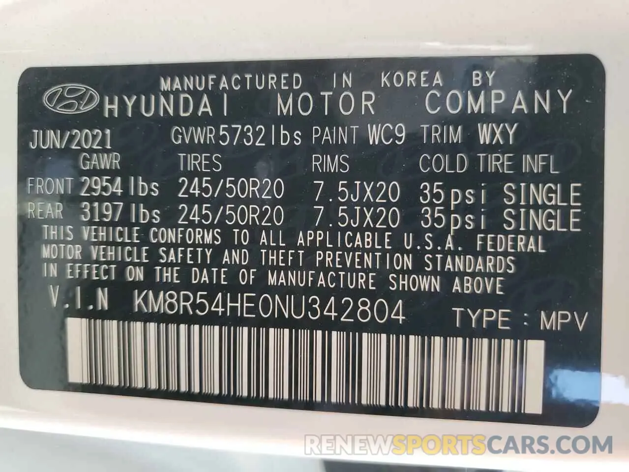 14 Photograph of a damaged car KM8R54HE0NU342804 HYUNDAI PALISADE 2022