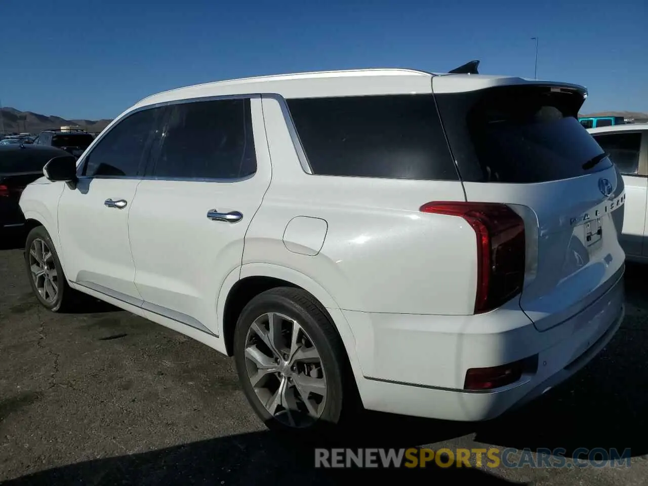 2 Photograph of a damaged car KM8R54HE0NU342804 HYUNDAI PALISADE 2022