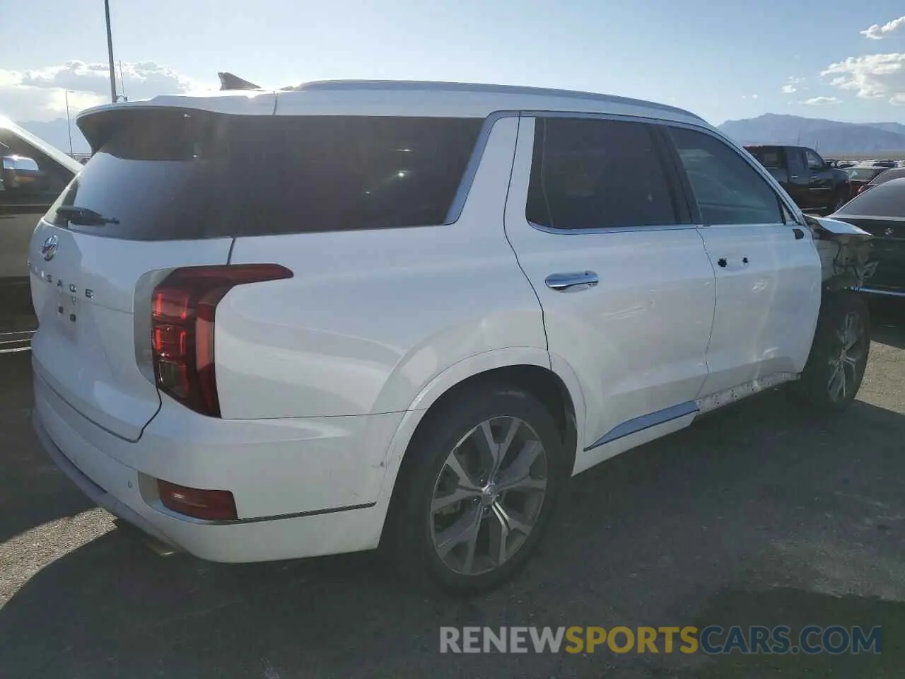 3 Photograph of a damaged car KM8R54HE0NU342804 HYUNDAI PALISADE 2022
