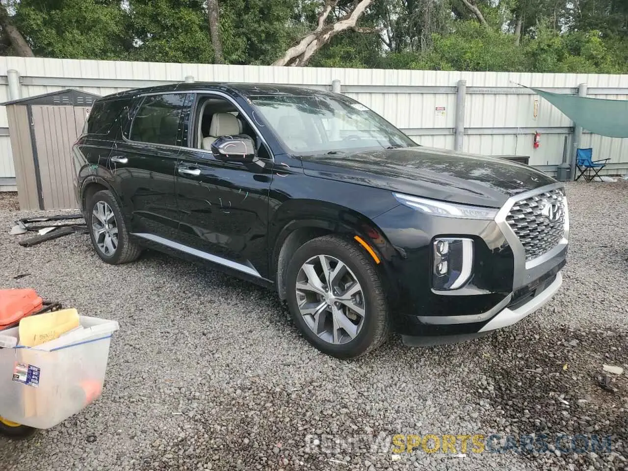 4 Photograph of a damaged car KM8R54HE7NU336644 HYUNDAI PALISADE 2022