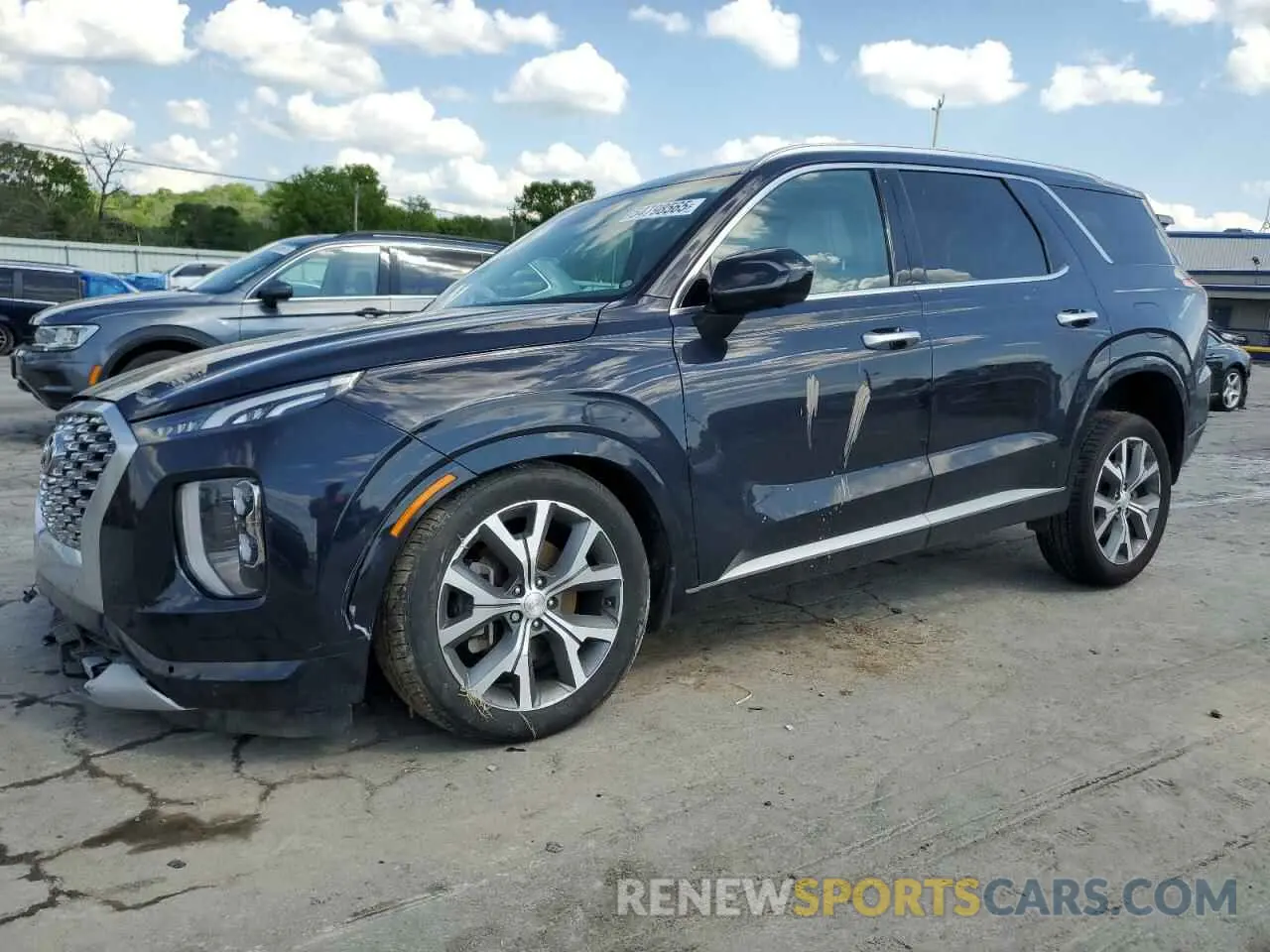 1 Photograph of a damaged car KM8R54HE7NU469713 HYUNDAI PALISADE 2022