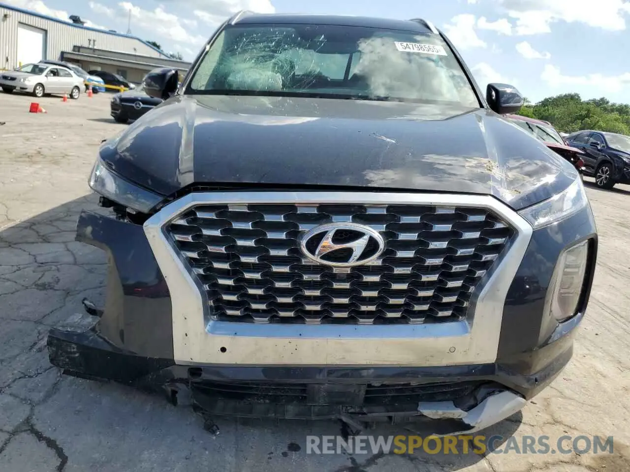 5 Photograph of a damaged car KM8R54HE7NU469713 HYUNDAI PALISADE 2022