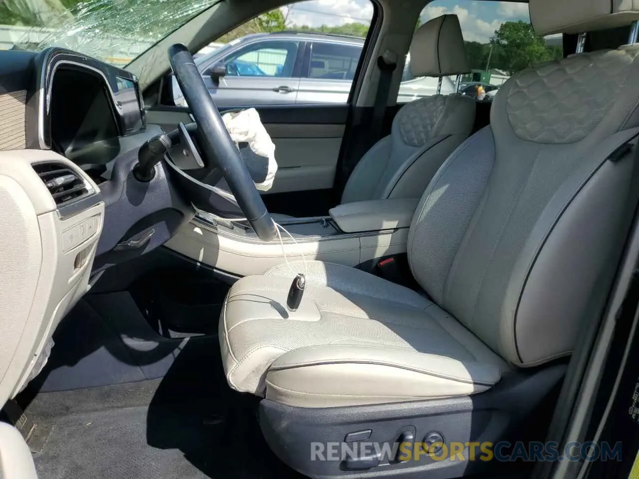7 Photograph of a damaged car KM8R54HE7NU469713 HYUNDAI PALISADE 2022