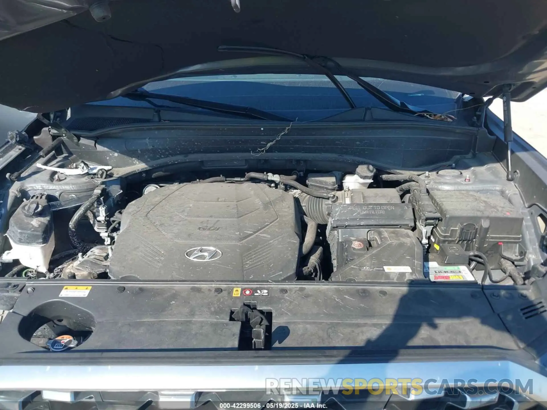 10 Photograph of a damaged car KM8R54HE8NU416955 HYUNDAI PALISADE 2022