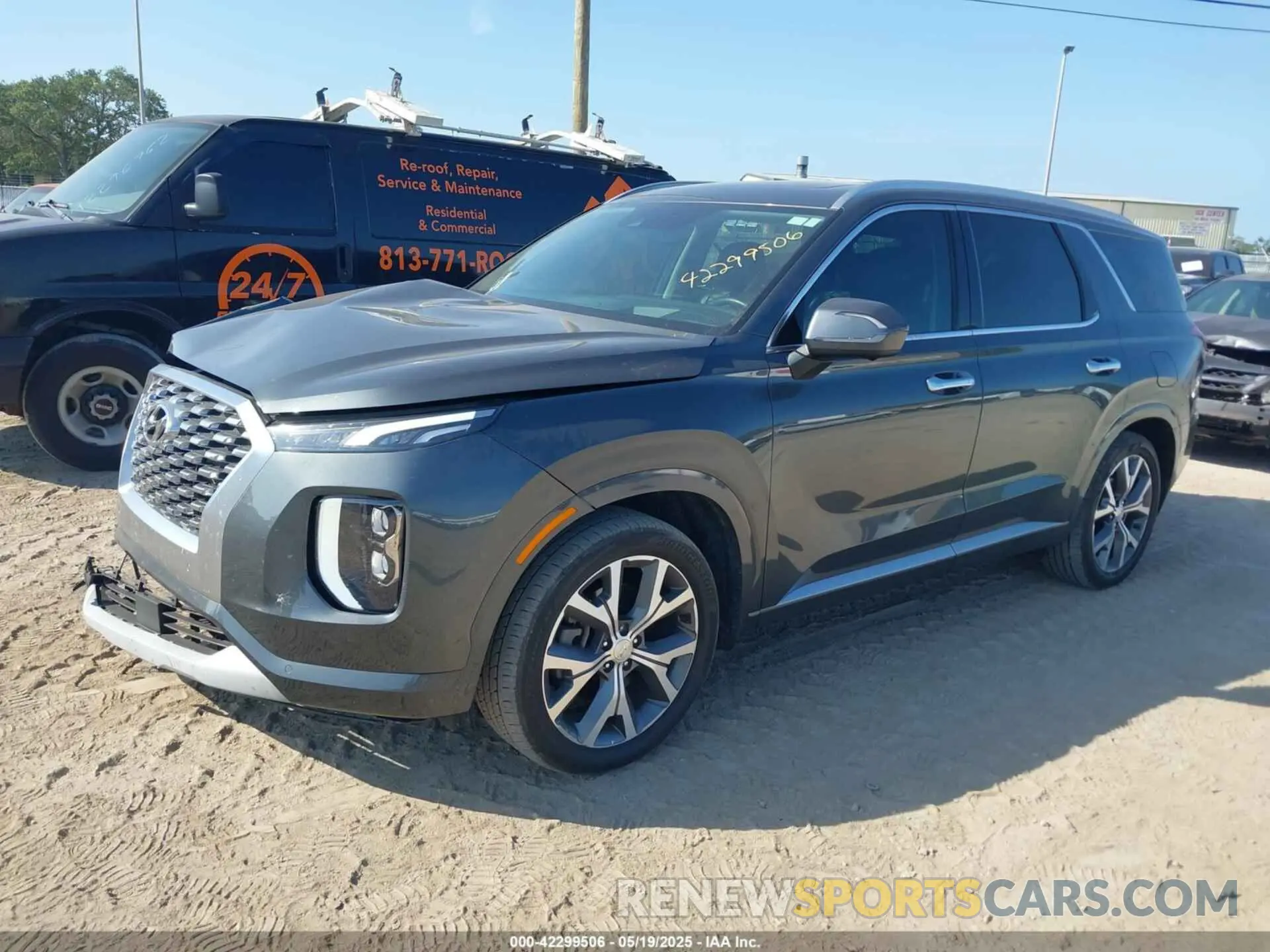 2 Photograph of a damaged car KM8R54HE8NU416955 HYUNDAI PALISADE 2022