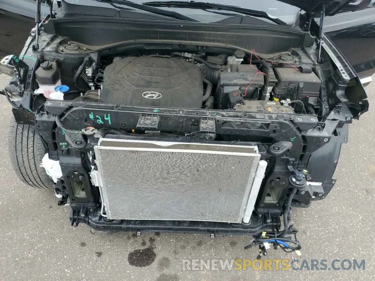 12 Photograph of a damaged car KM8R5DHE1NU458674 HYUNDAI PALISADE 2022