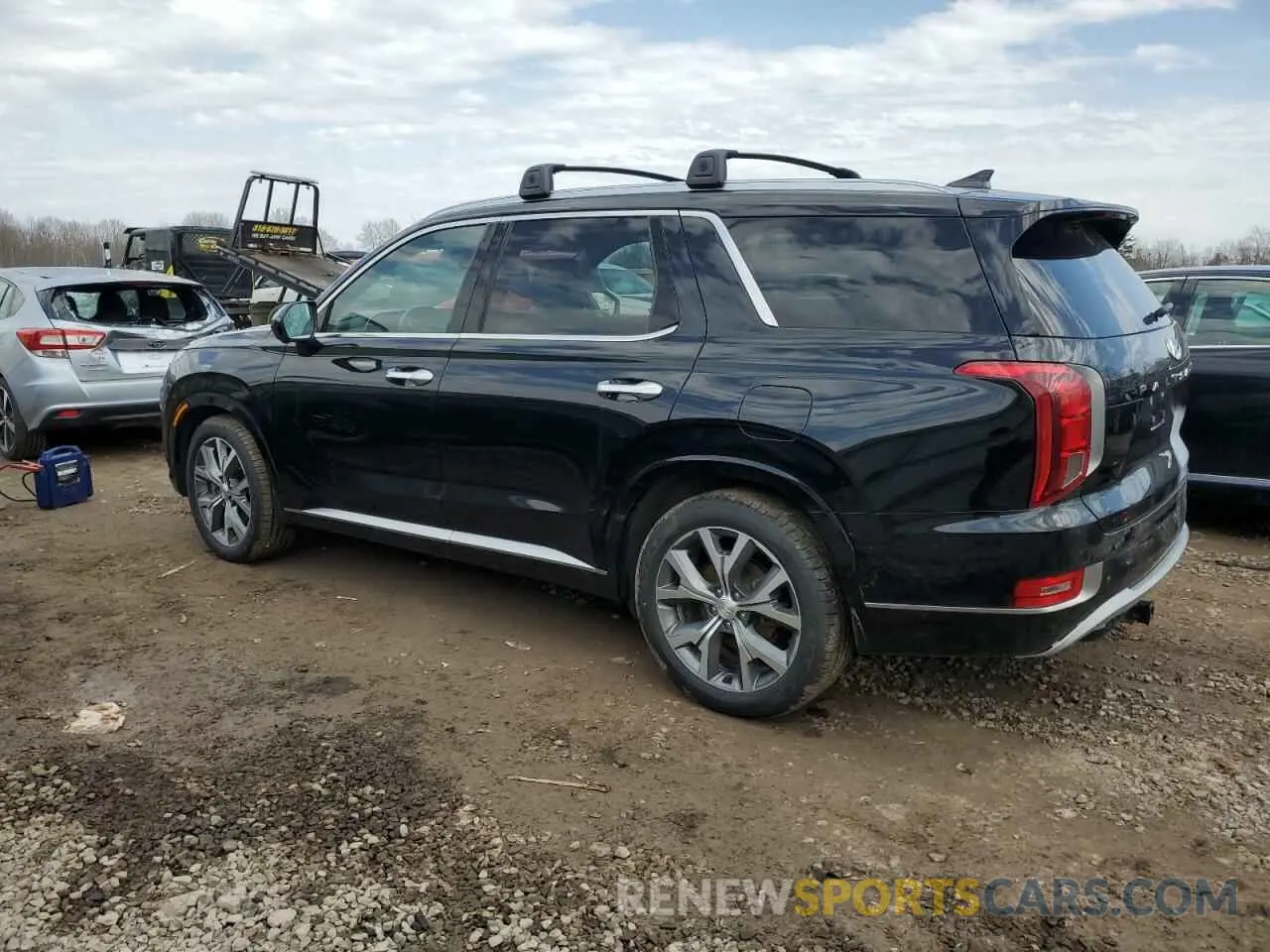 2 Photograph of a damaged car KM8R5DHE3NU344210 HYUNDAI PALISADE 2022