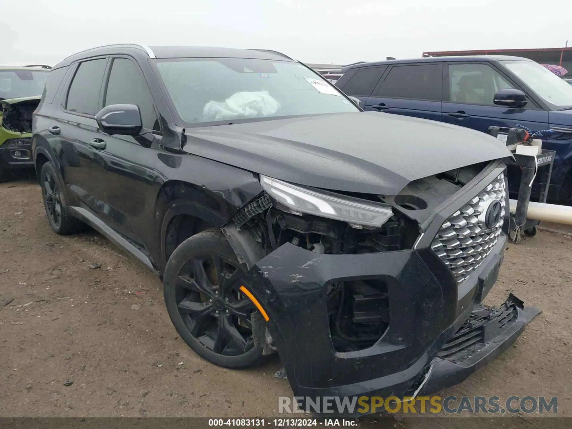 1 Photograph of a damaged car KM8R5DHE8NU370916 HYUNDAI PALISADE 2022