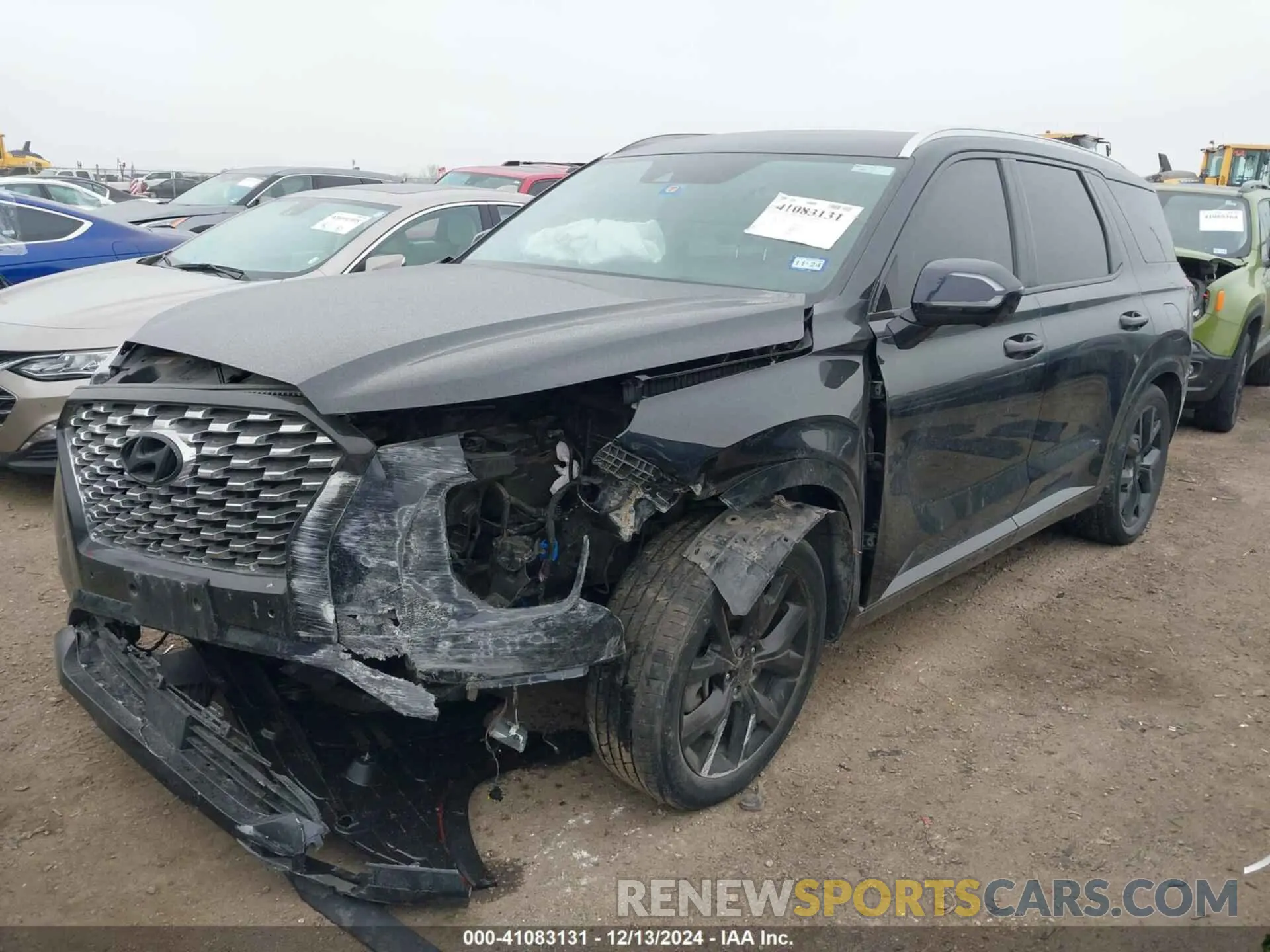 2 Photograph of a damaged car KM8R5DHE8NU370916 HYUNDAI PALISADE 2022