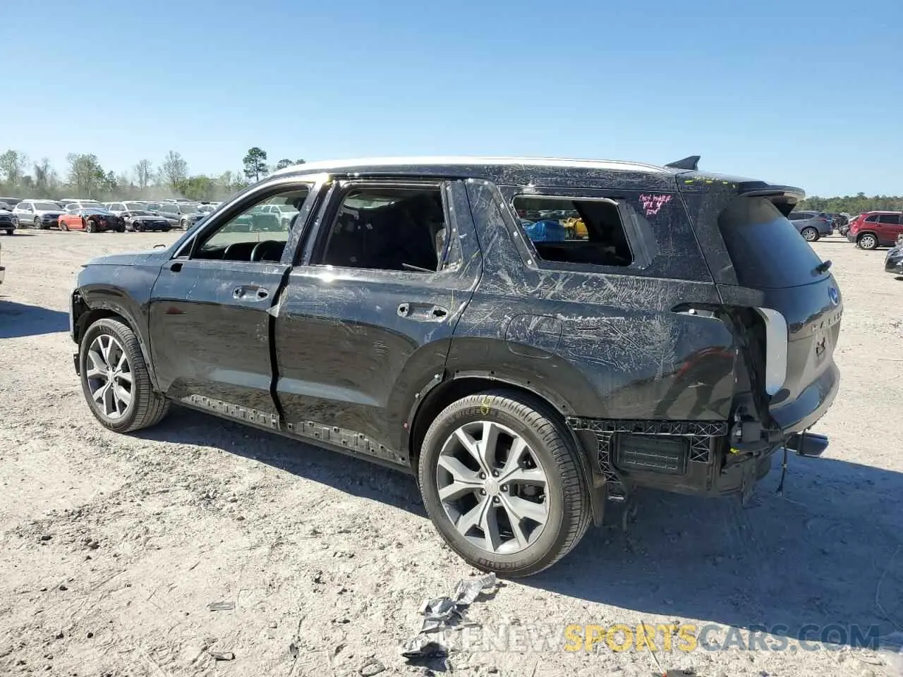 2 Photograph of a damaged car KM8R5DHE8NU426952 HYUNDAI PALISADE 2022
