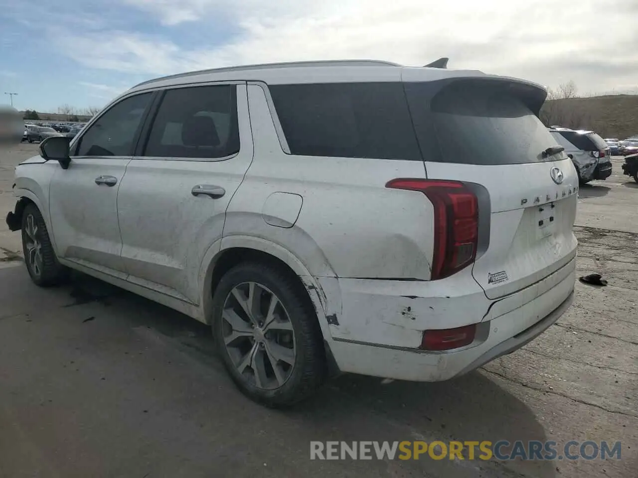 2 Photograph of a damaged car KM8R5DHE9NU476002 HYUNDAI PALISADE 2022