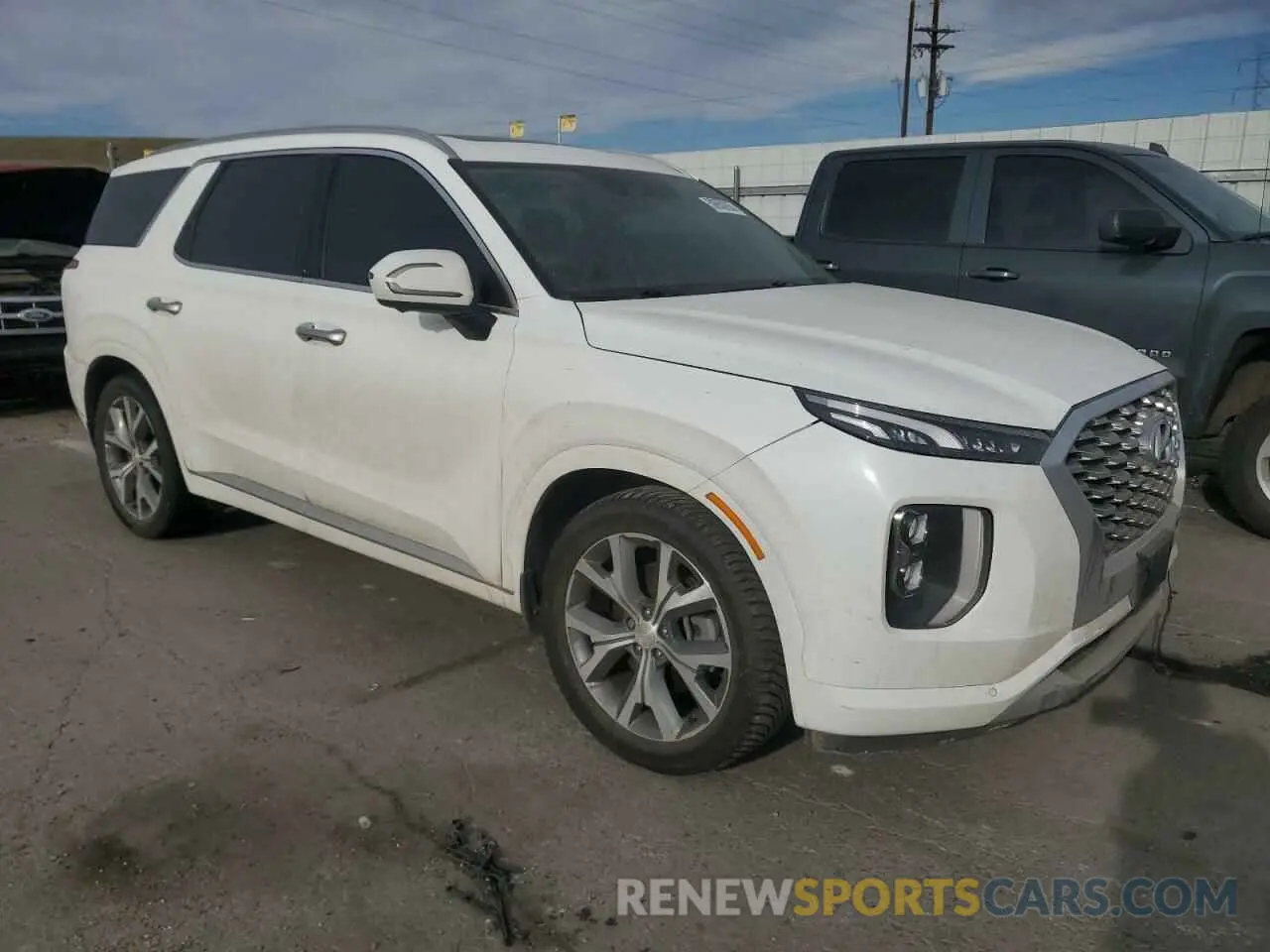 4 Photograph of a damaged car KM8R5DHE9NU476002 HYUNDAI PALISADE 2022