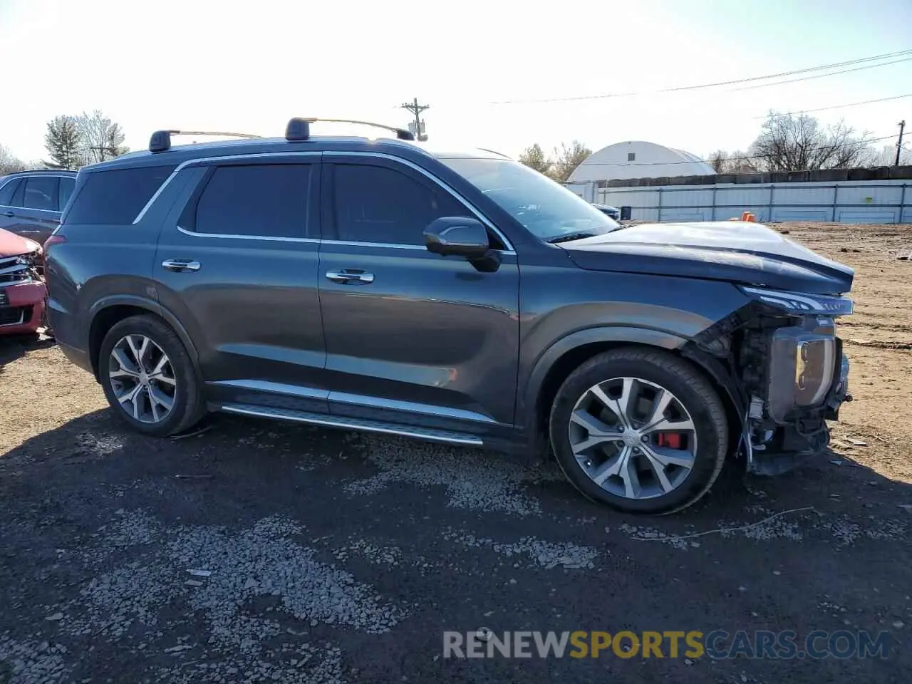 4 Photograph of a damaged car KM8R5DHE9NU483404 HYUNDAI PALISADE 2022