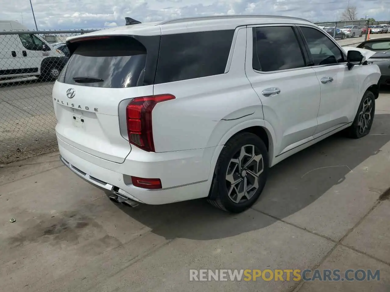 3 Photograph of a damaged car KM8R74HE1NU341252 HYUNDAI PALISADE 2022