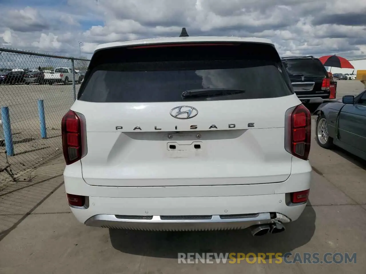 6 Photograph of a damaged car KM8R74HE1NU341252 HYUNDAI PALISADE 2022