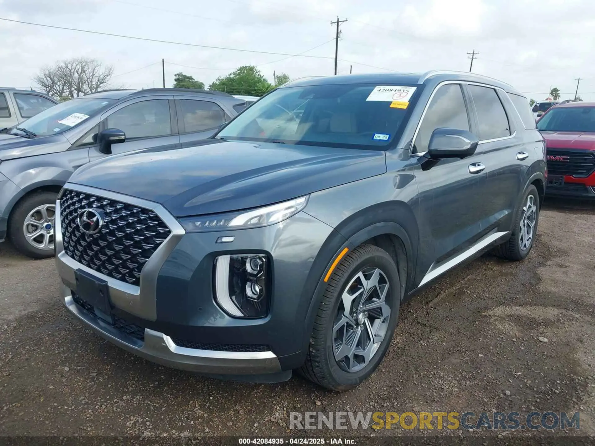 6 Photograph of a damaged car KM8R74HE1NU368533 HYUNDAI PALISADE 2022