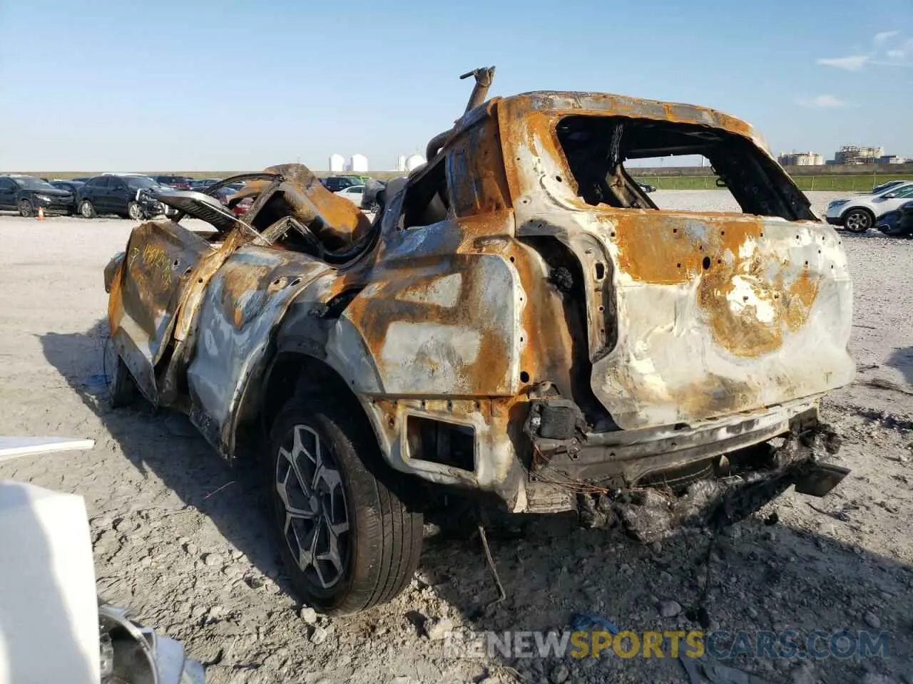 2 Photograph of a damaged car KM8R74HE1NU438645 HYUNDAI PALISADE 2022