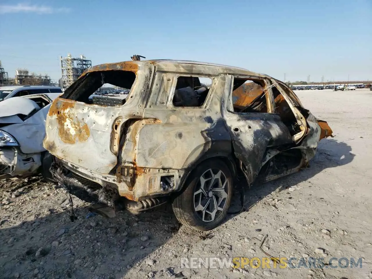 3 Photograph of a damaged car KM8R74HE1NU438645 HYUNDAI PALISADE 2022
