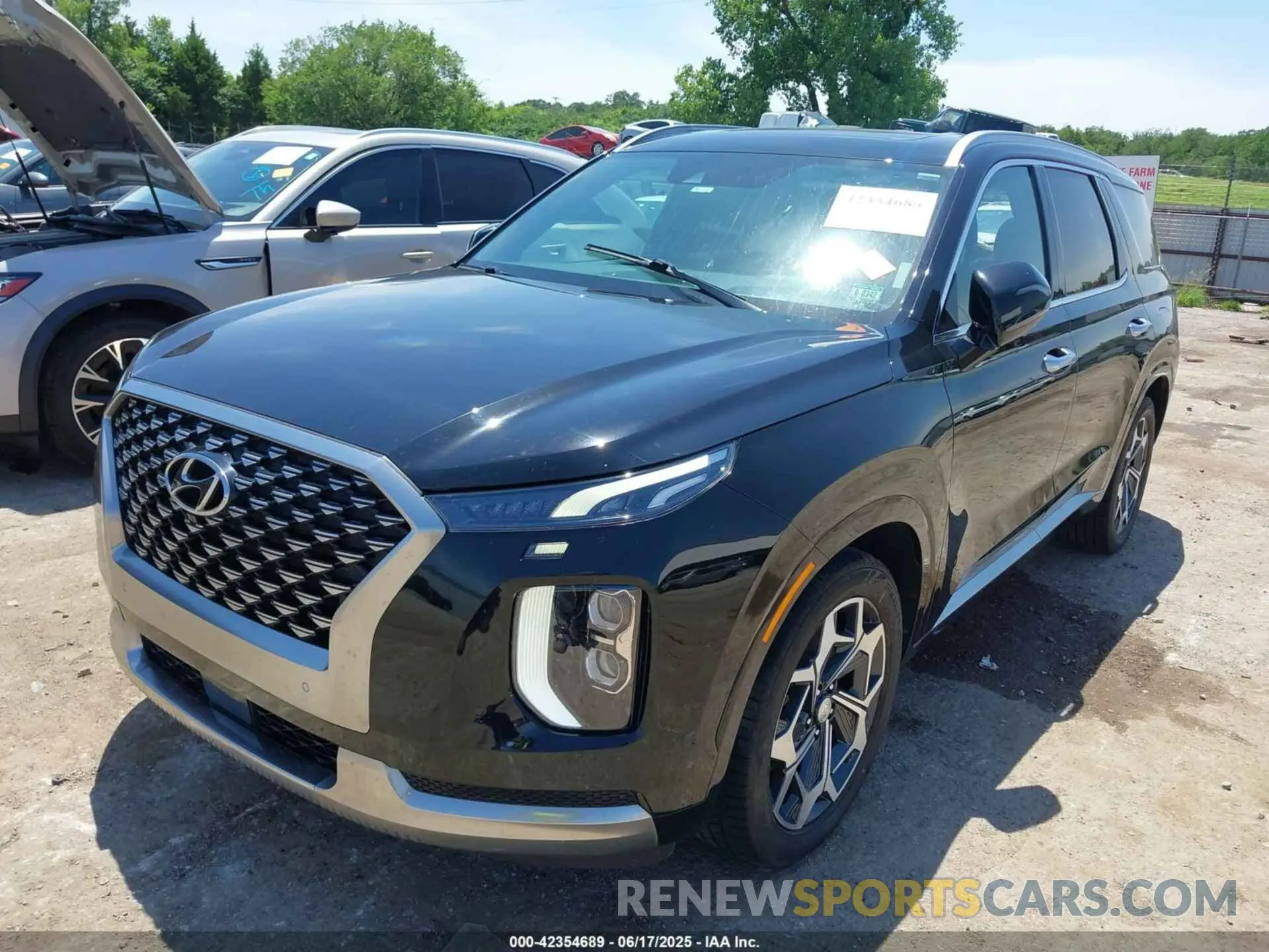 2 Photograph of a damaged car KM8R74HE2NU451792 HYUNDAI PALISADE 2022