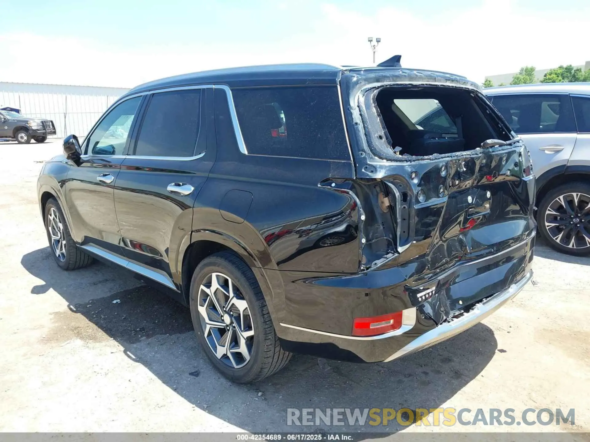 3 Photograph of a damaged car KM8R74HE2NU451792 HYUNDAI PALISADE 2022
