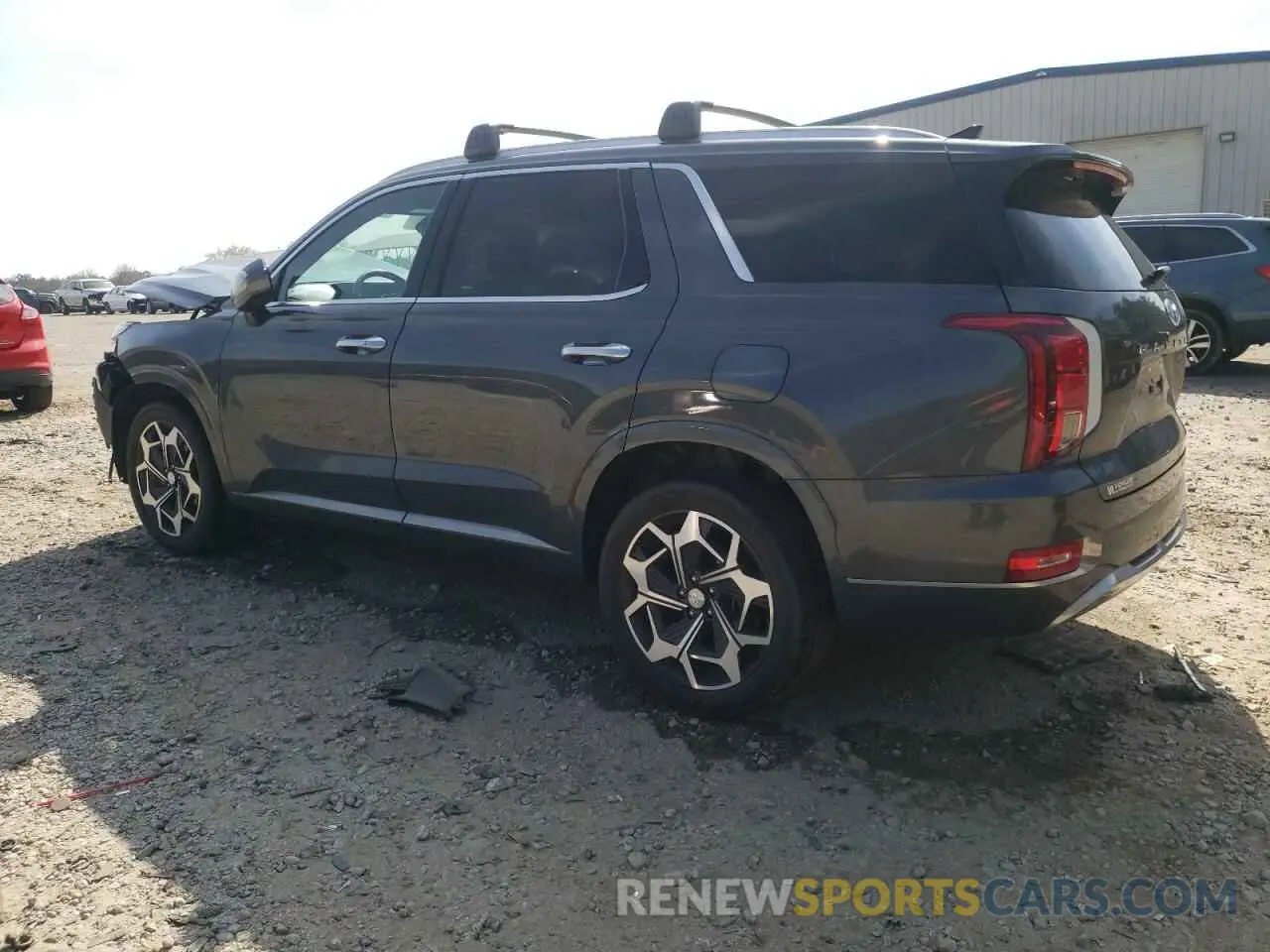 2 Photograph of a damaged car KM8R74HE2NU468317 HYUNDAI PALISADE 2022
