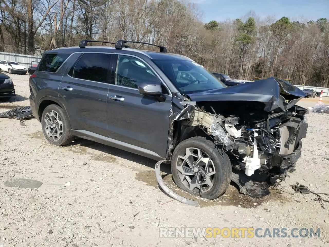 4 Photograph of a damaged car KM8R74HE2NU468317 HYUNDAI PALISADE 2022