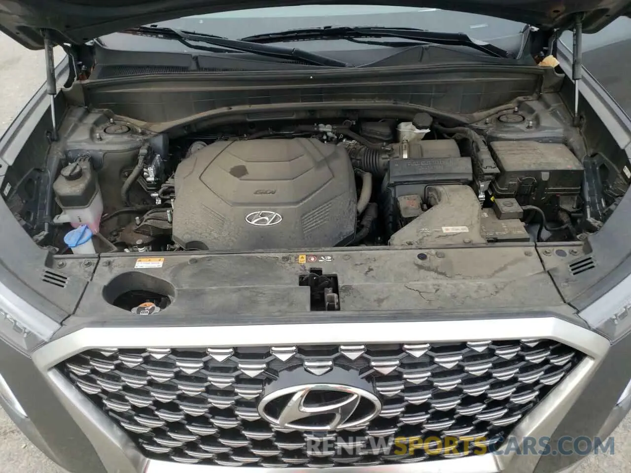 11 Photograph of a damaged car KM8R74HE3NU358523 HYUNDAI PALISADE 2022