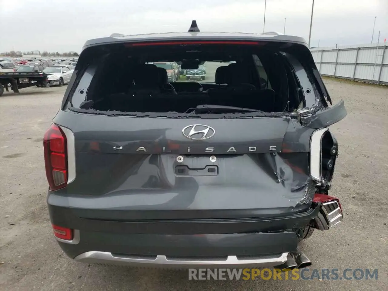 6 Photograph of a damaged car KM8R74HE3NU358523 HYUNDAI PALISADE 2022