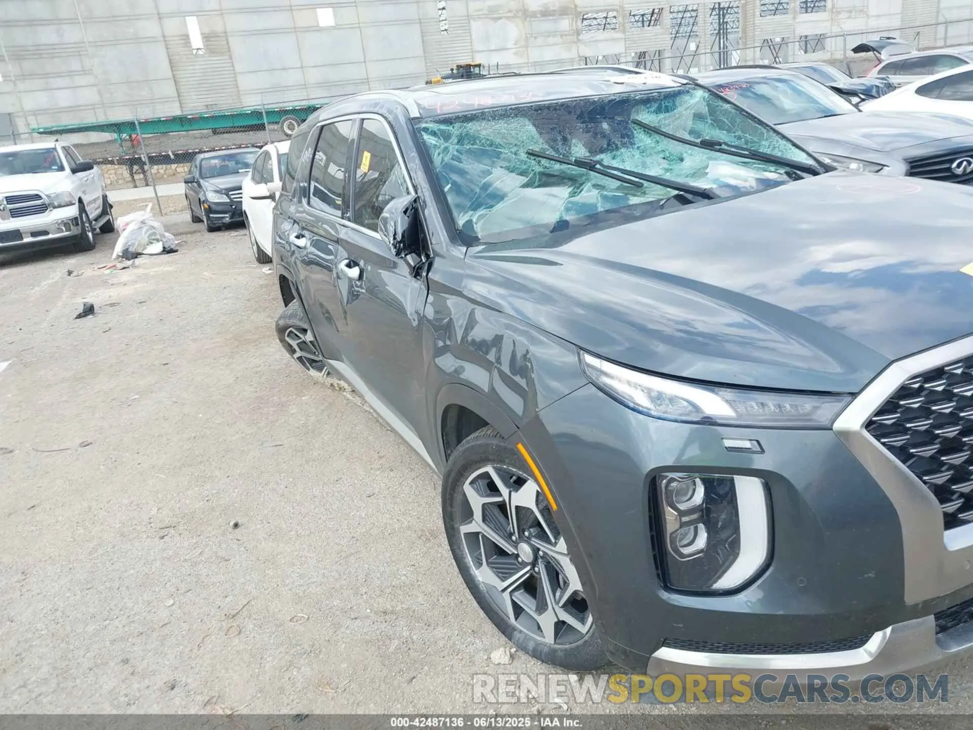 12 Photograph of a damaged car KM8R74HE4NU367604 HYUNDAI PALISADE 2022