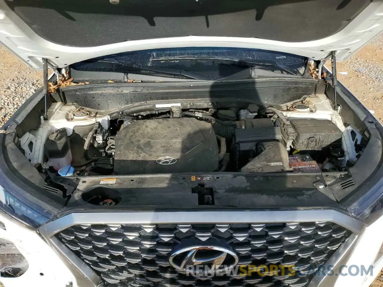12 Photograph of a damaged car KM8R74HE5NU427213 HYUNDAI PALISADE 2022
