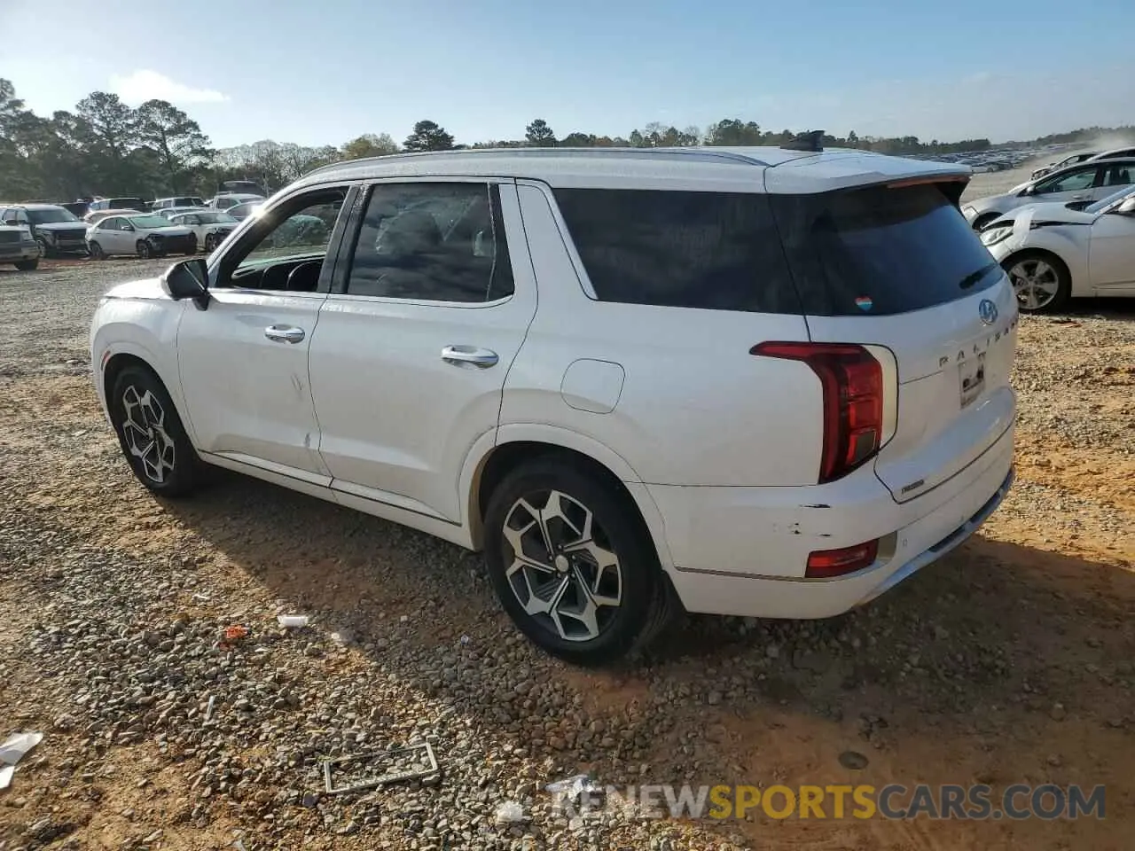 2 Photograph of a damaged car KM8R74HE5NU427213 HYUNDAI PALISADE 2022