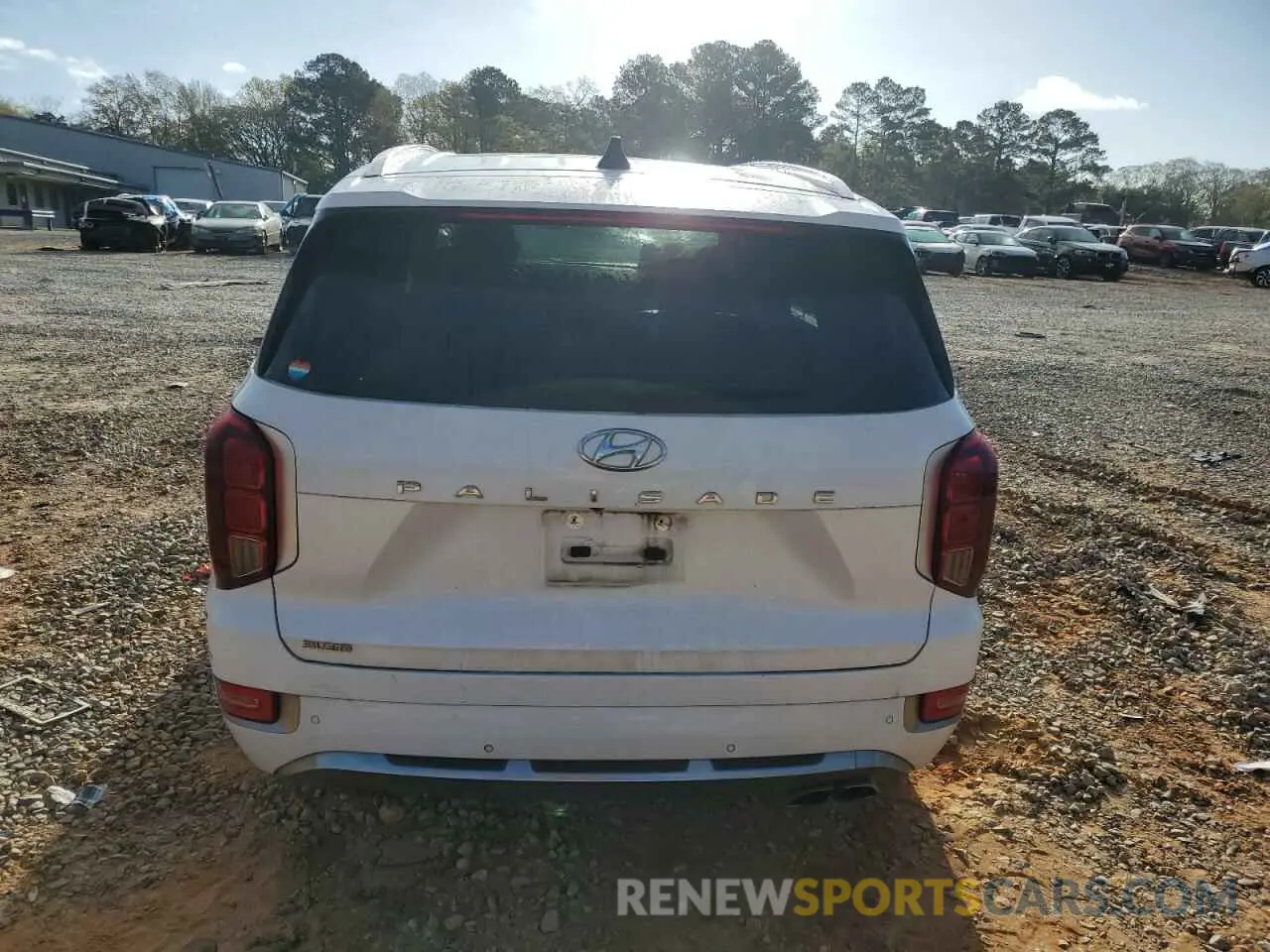 6 Photograph of a damaged car KM8R74HE5NU427213 HYUNDAI PALISADE 2022