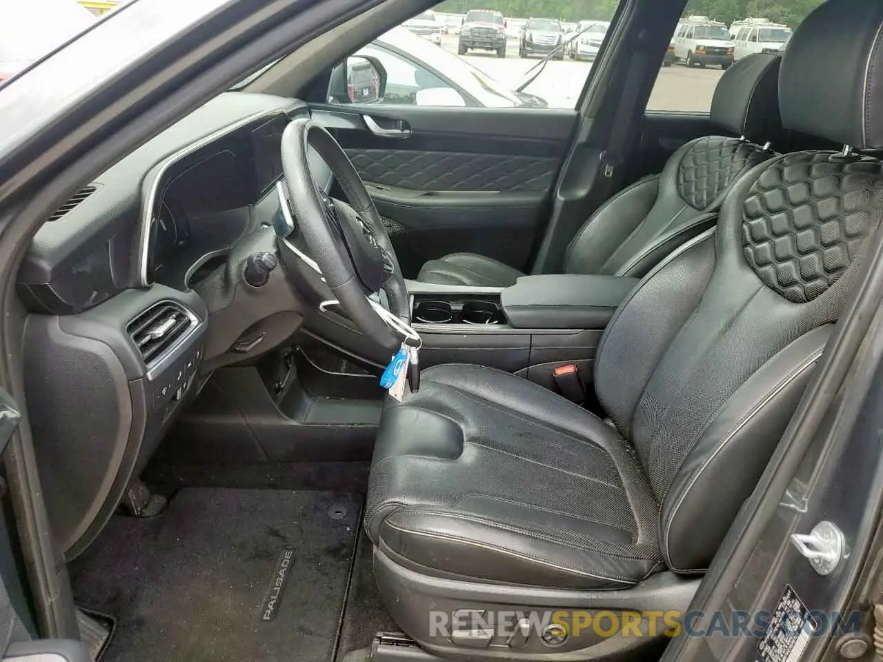 7 Photograph of a damaged car KM8R74HE5NU487573 HYUNDAI PALISADE 2022